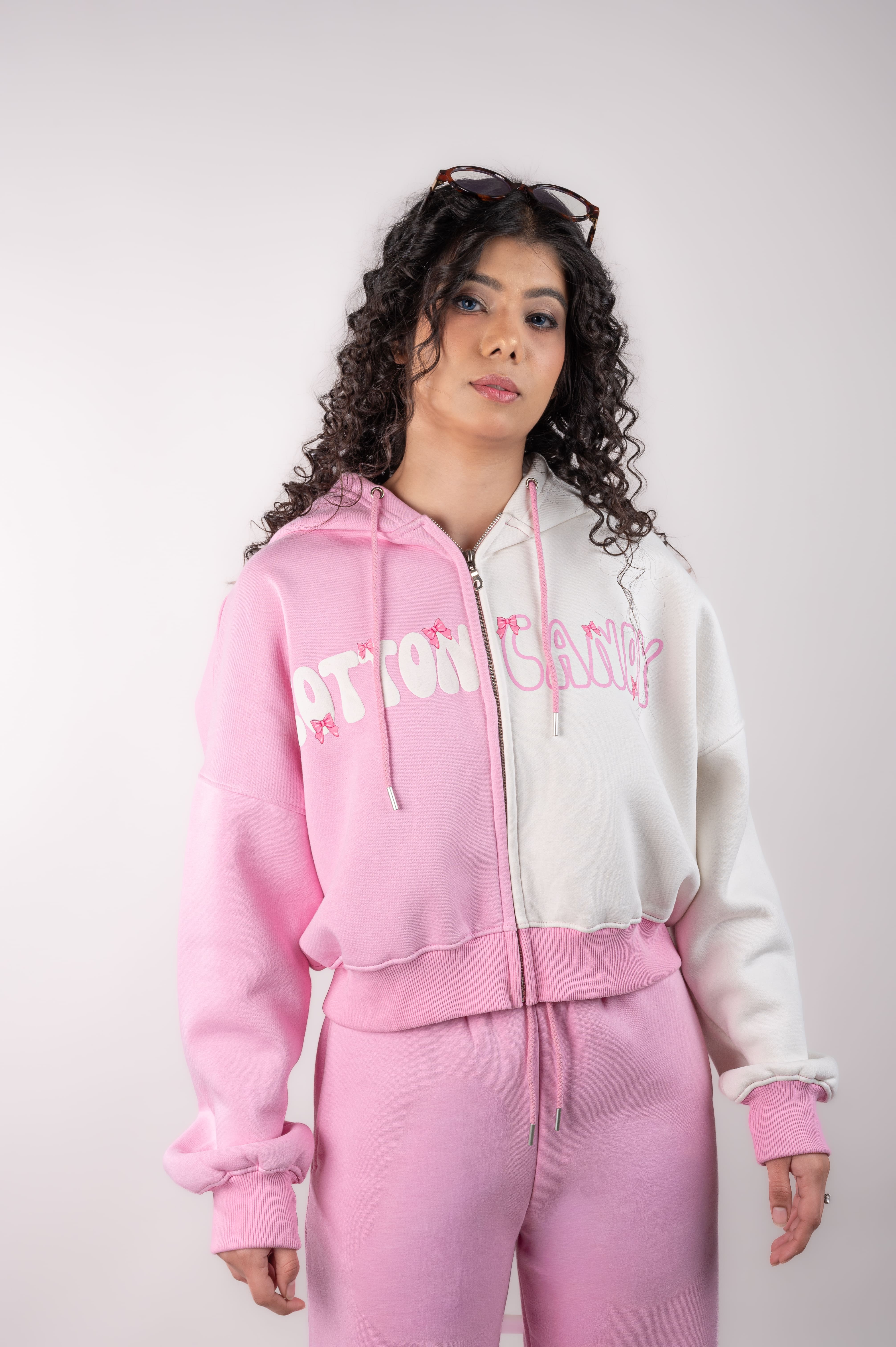 PINK-WHITE OUTERWEAR