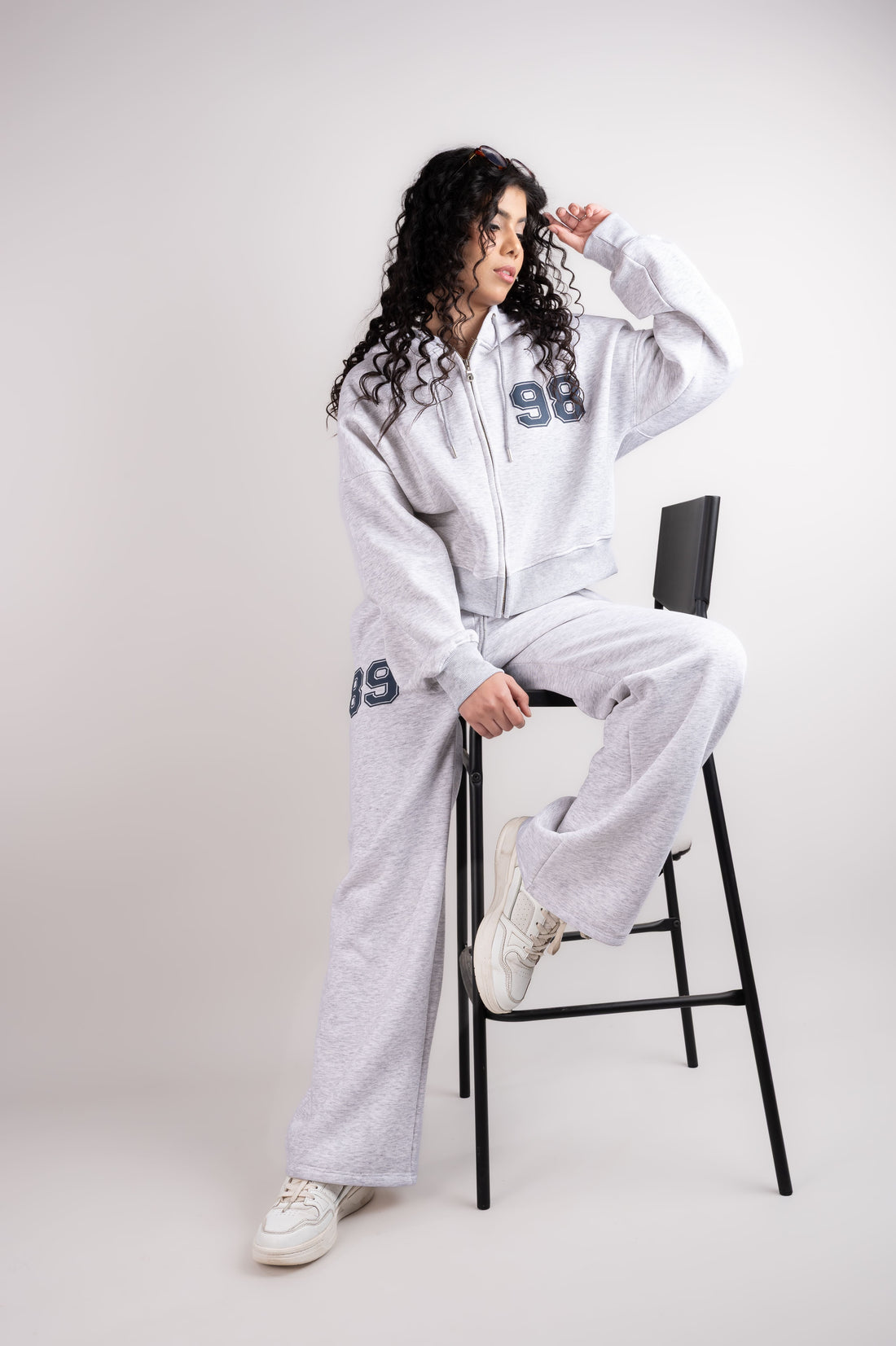 Melange Grey Co-ord