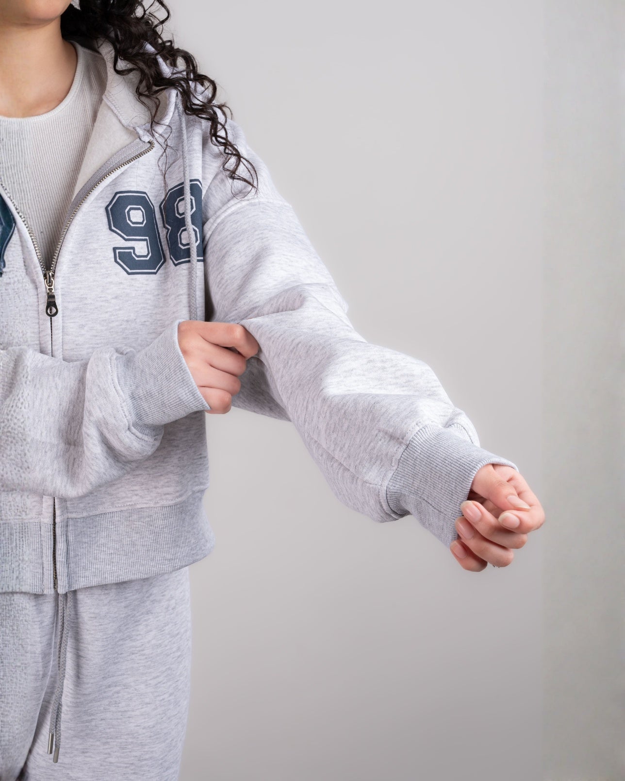 Melange Grey Co-ord
