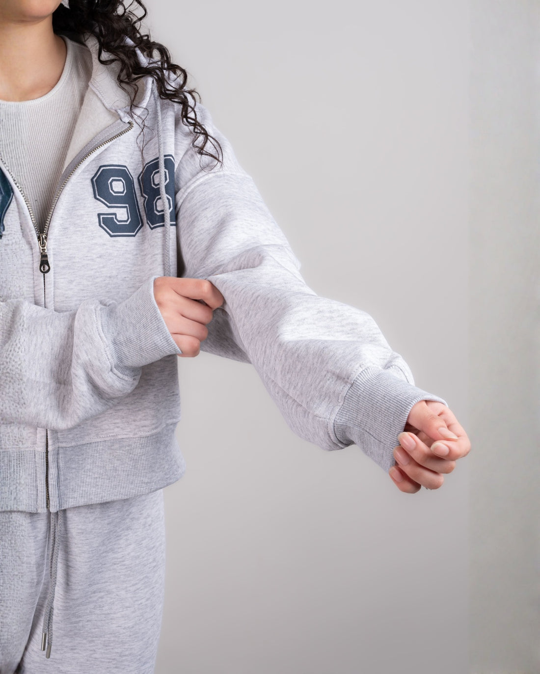 Melange Grey Co-ord